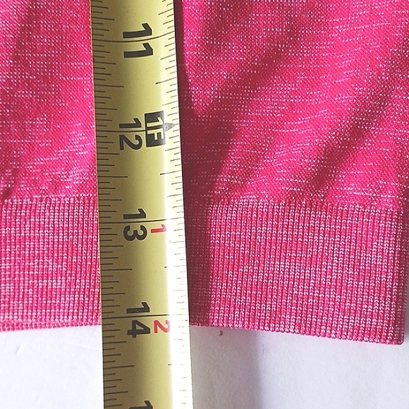 NWT Yoga Work Out Set High-Waisted Leggings Crop Top Pink Size Large - Picture 15 of 16